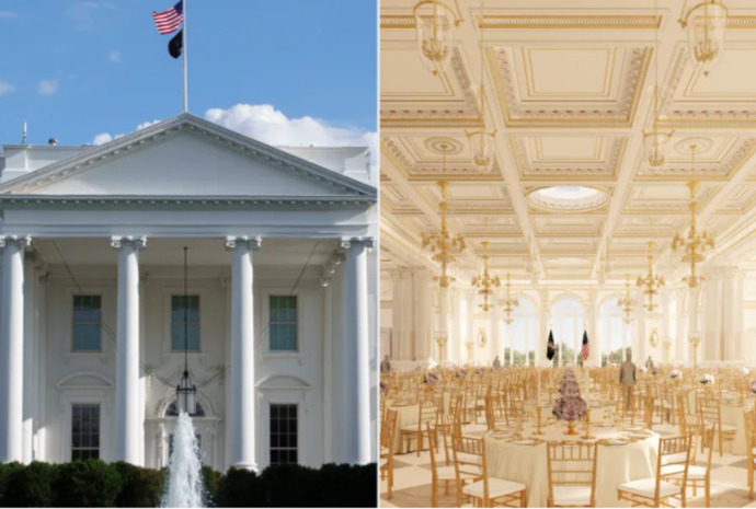 Is Trump trying to turn the WH into another Mar-a-lago by adding a ballroom thats TWICE the size of the entire WH... ego trip?