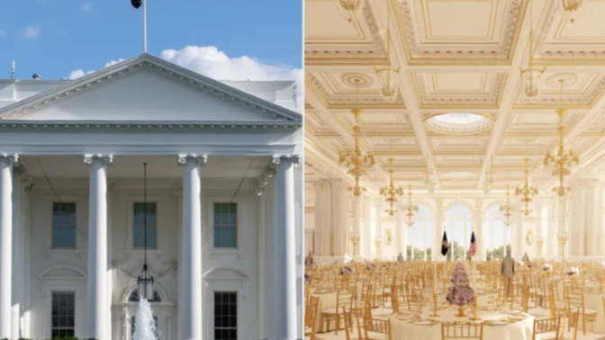 Is Trump trying to turn the WH into another Mar-a-lago by adding a ballroom that's TWICE the size of the entire WH... ego trip?