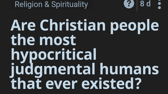 Are Islamist people the most hypocritical judgmental humans?