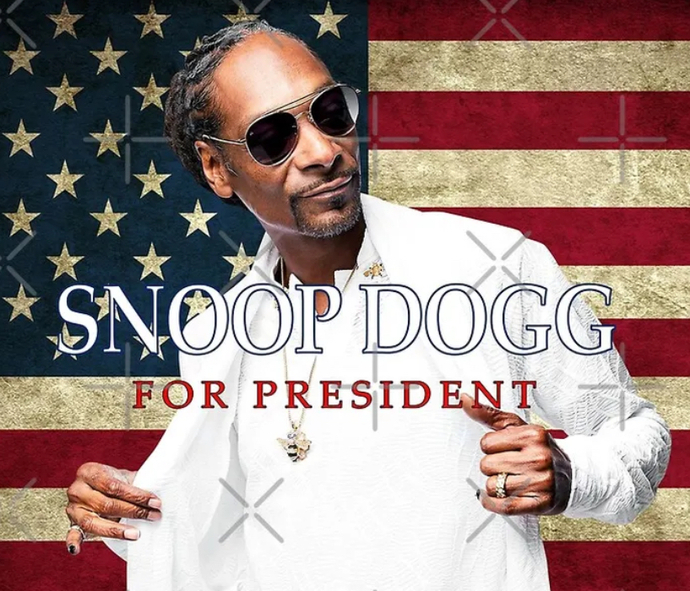 SNOOP for PRESIDENT & MARTHA for VICE PRESIDENT.