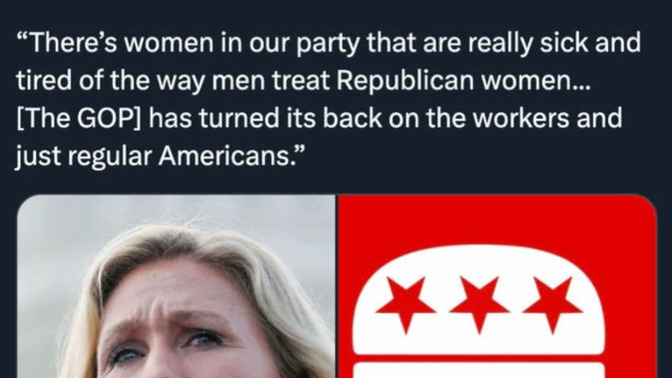 Do you agree with Marjorie Taylor Greene's current assessment of the GOP?