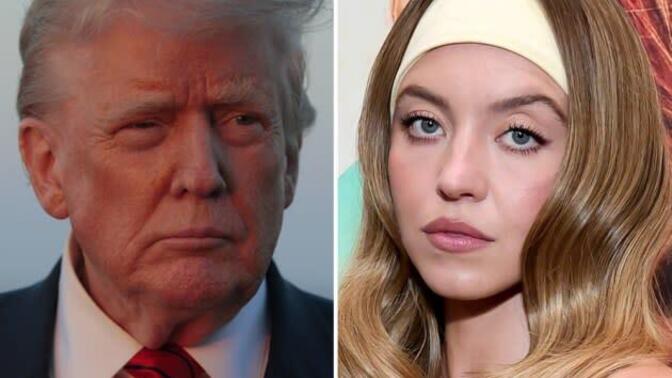 Trump: "If Sydney Sweeny is a republican then I love her ad." Thoughts on his brain here?