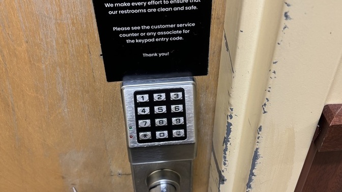 I hate the idea of pass codes on restrooms. Agree or disagree?