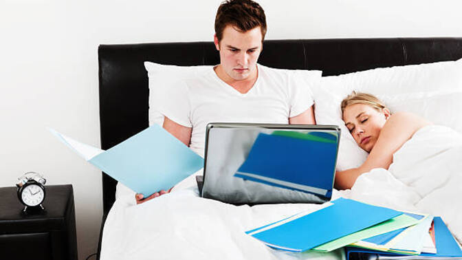 Does working too much not make marriages or relationships last?