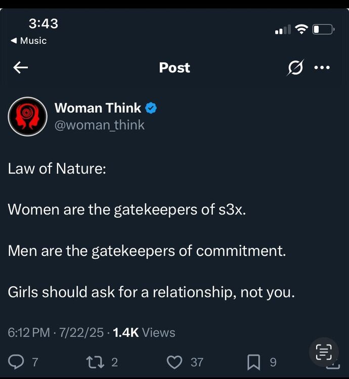 A lot of guys like rushing into relationships nowadays, is this proof that gender roles are beginning to reverse?