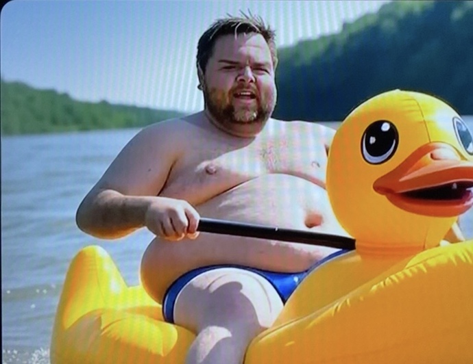 So his favorite couch will float?