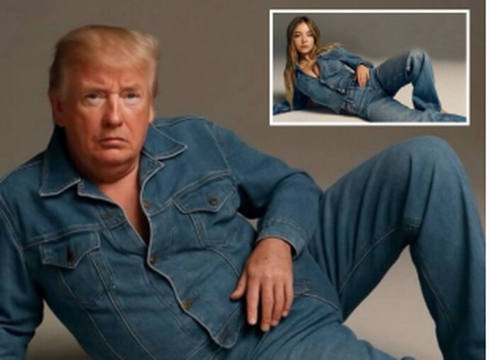 Why do you think these green haired beauties are now flocking to buy American Eagle jeans?