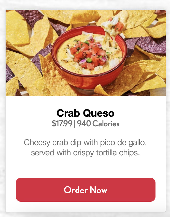 To claim my free $14.00 cake at Red Lobster, I have to spend at least $16.80 on an expensive appetizer. Which one to should get?