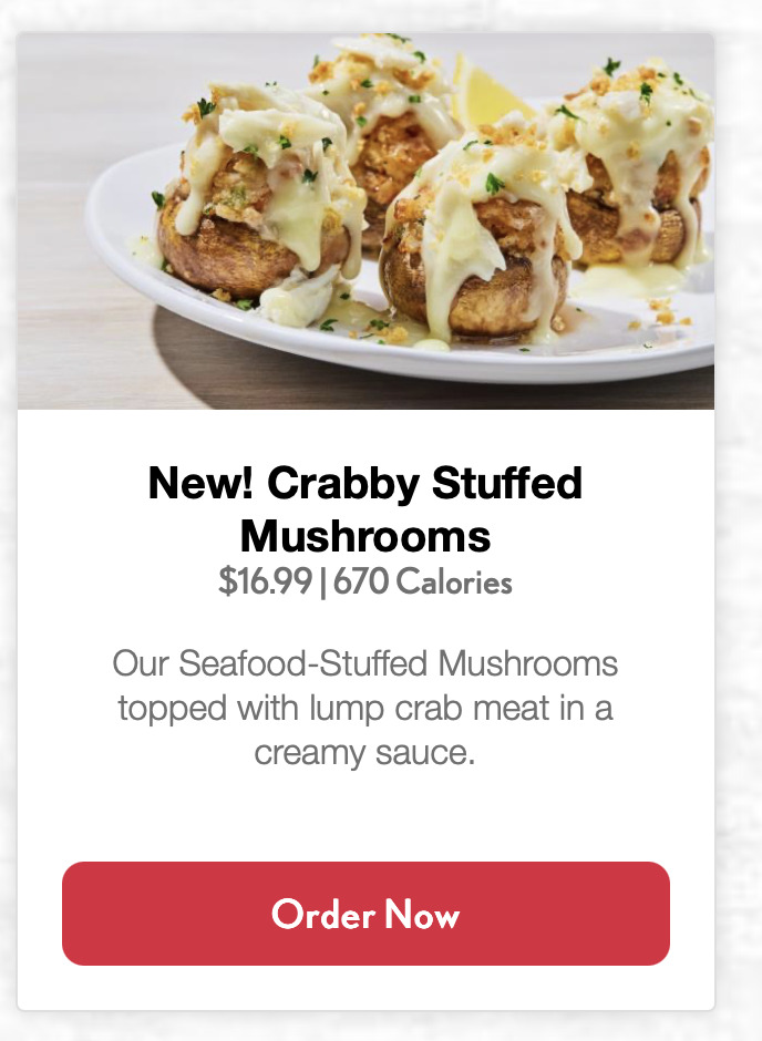 To claim my free $14.00 cake at Red Lobster, I have to spend at least $16.80 on an expensive appetizer. Which one to should get?