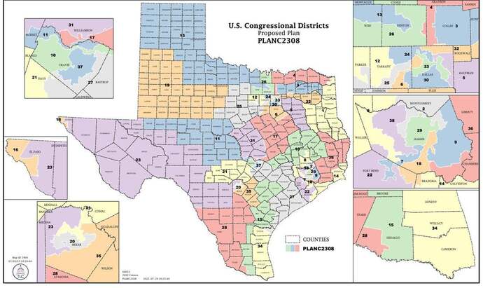 How do you feel about Texas redistricting plan?