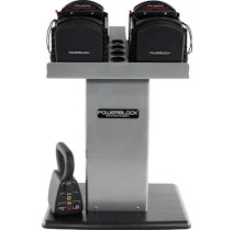 Powerblock adjustable dumbbells 5-50 lbs w/stand
