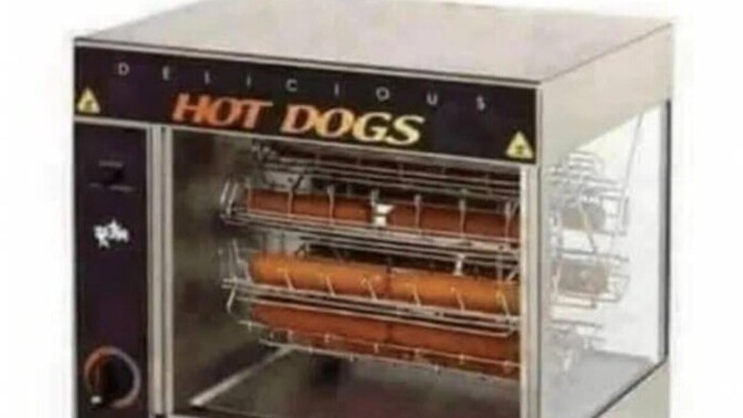 Are hotdog machines real?
