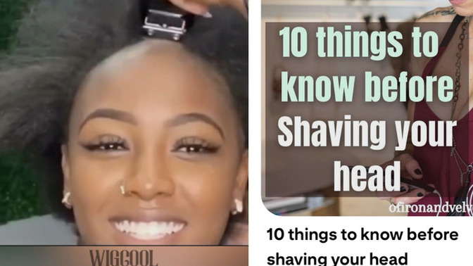 Ladies, have you ever thought about shaving 🪒 your head? Is it sexy?