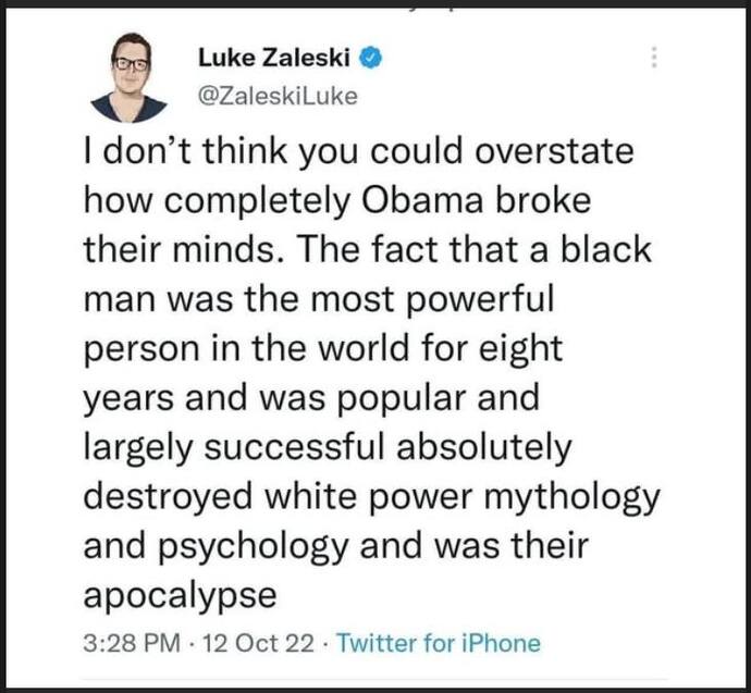 Have white supremacists ever come to terms with Obamas two terms in office?