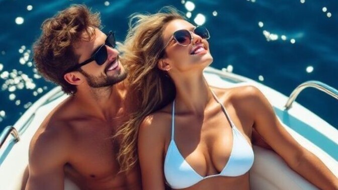 What color would the sea be based on the color of your underwear right now?