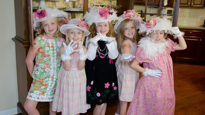 Girls, how old were you when you had your last "tea party"?