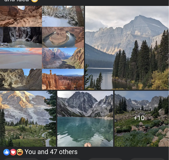 I was on Facebook and I saw this post stating that the landscapes in the USA are not impressive and look super normal. Do you think its true?