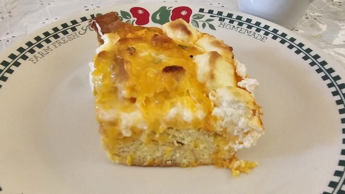 I made baked egg souffle for breakfast. How does it look?
