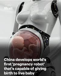 Whats your opinion about the robotic woman who is able to get pregnant with an artificial womb?