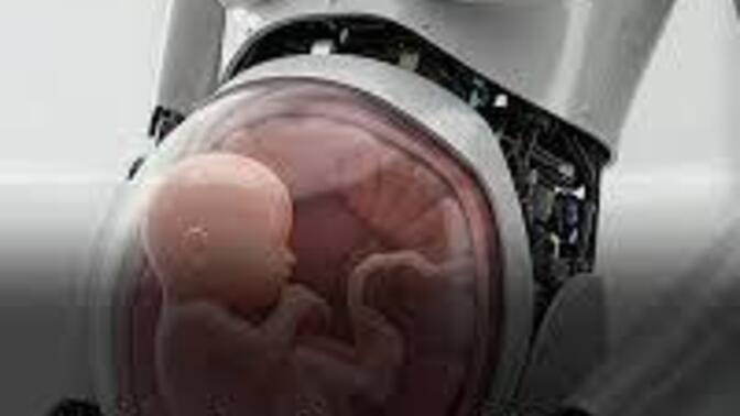 What's your opinion about the robotic woman who is able to get pregnant with an artificial womb?