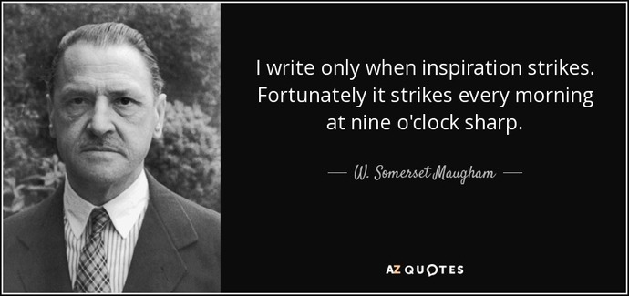 If you are a writer what time of the day do you prefer to write?