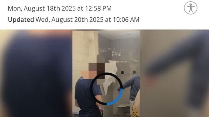 A girl goes into the boys locker room and starts taking video. The boys ask the pervert to leave. Who got in trouble?