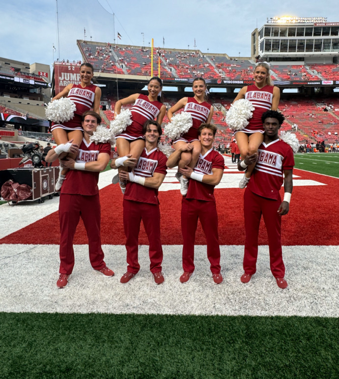 Are you shocked by male cheerleaders?