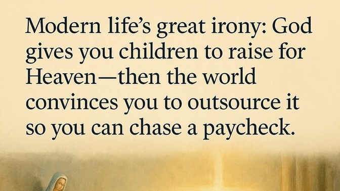 Thoughts on outsourcing raising your kids?
