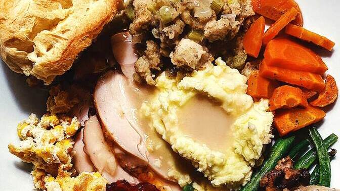 When you have a plate with multiple food items on it how do you usually eat it?