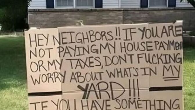 Ever have problems with neighbors complaining about your yard?