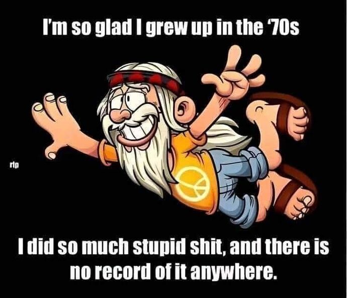 Glad to have grown up in the 1970s and 1980s?