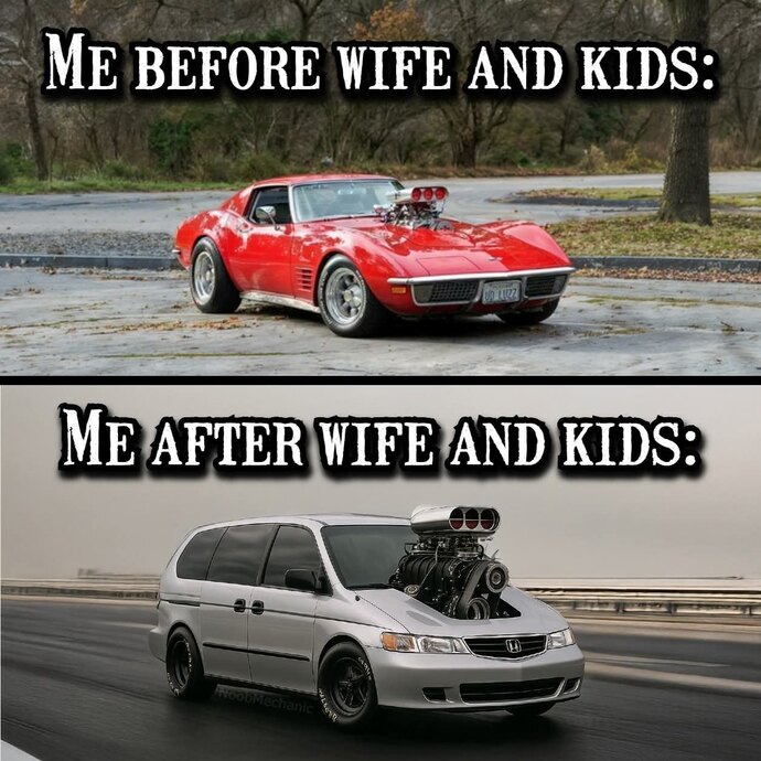 Does your family situation dictate what car you drive?