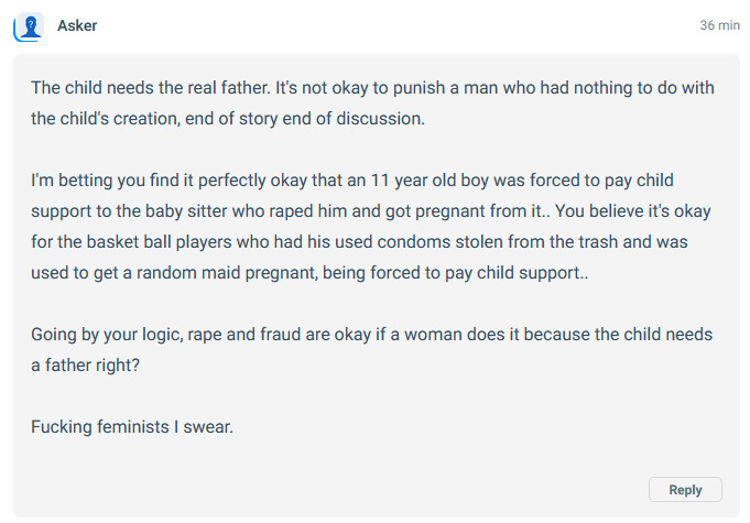 Should men be held accountable for the crimes of other men?