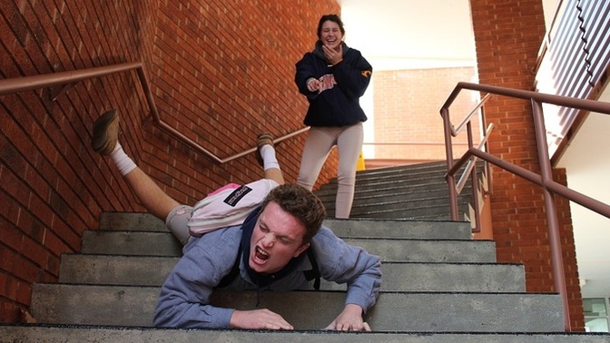 What's a embarrassing moment you had in highschool?