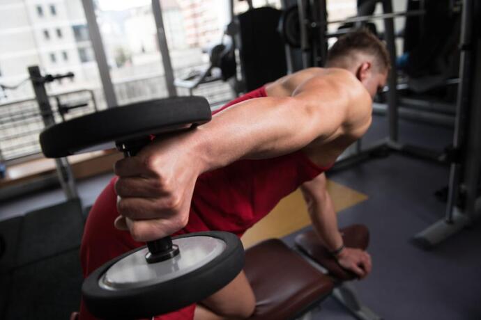 How and what gym moves to do to improve my upper arms? From the shoulder to elbow?