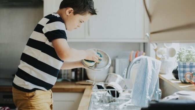 What age do you think is the appropriate age for a parent to ask their child to start doing chores and also give them money for doing it?