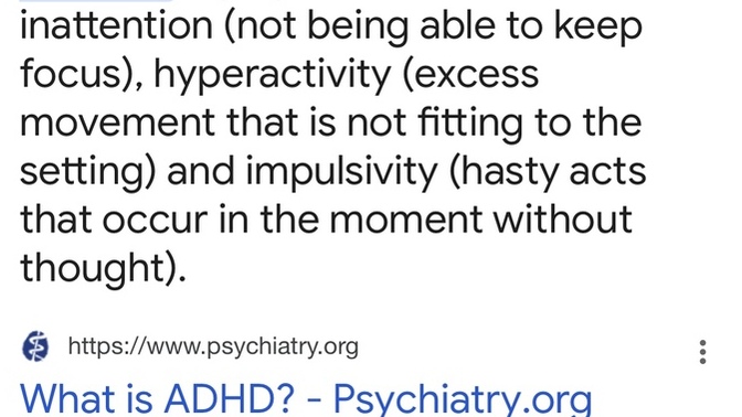 Do you believe ADHD is a mental disorder?