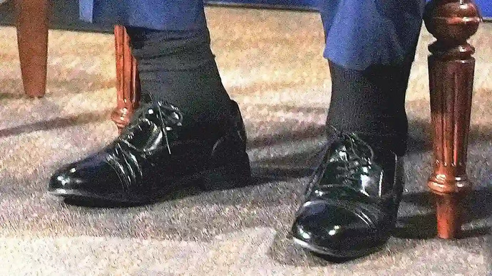 Never realized how small his feet are before, adds up to reports