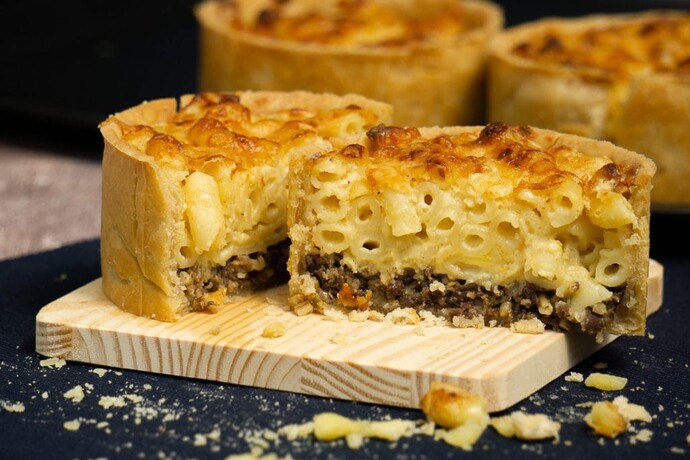 Scottish macaroni pie. Aye or nae?