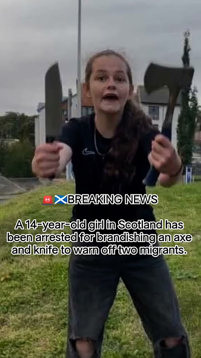 Scottish 12 year old girl arrested for chasing migrant gang rapists from her little sister. Could things get worse in Britain?