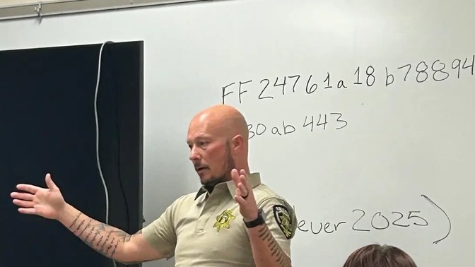 What would you do if a cop said your entire class is under arrest?