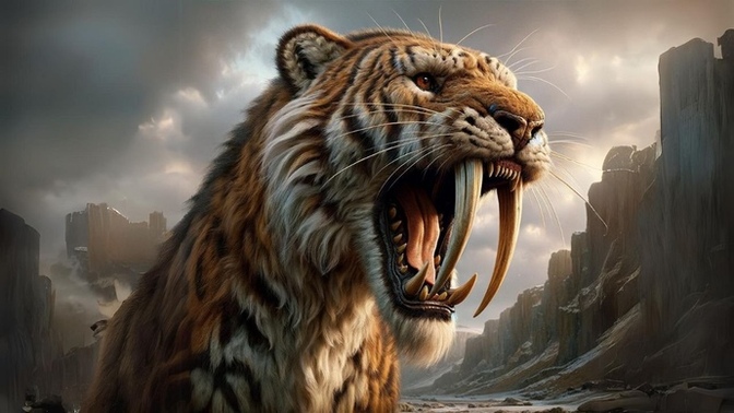 If scientists were able to revive a prehistoric animal, would you want it to be the sabertooth tiger?