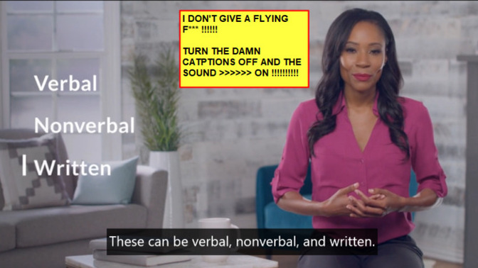Have you noticed that all the videos today are set so that they show closed captions by default? Are the virtue signaling lefties taking over?