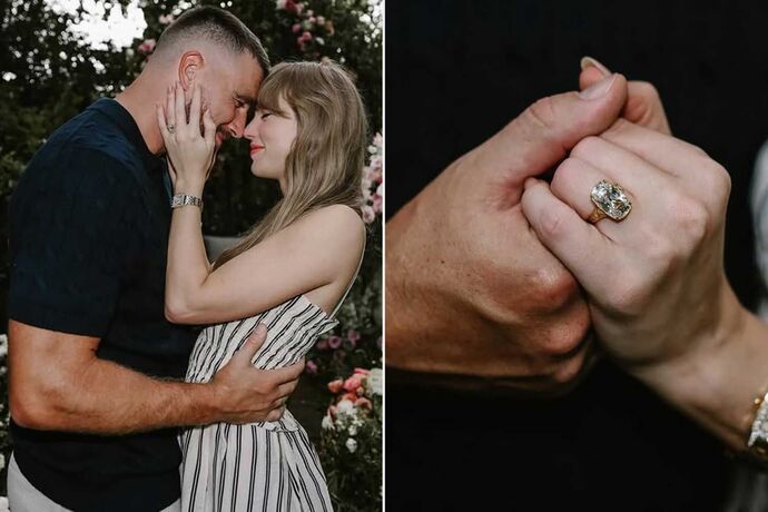 Taylor Swift is engaged. Are you excited for her or you could care less?