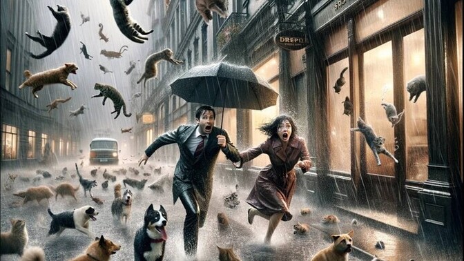 What's it raining when it really rains?