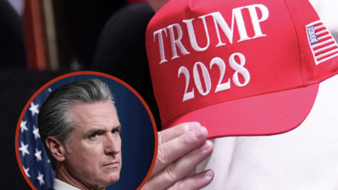 Who is voting for President Trump for a third term in 2028?