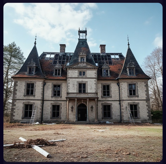 Would you buy a rundown château and restore it?