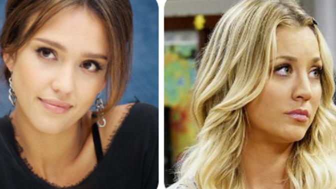 Jessica Alba or Kaley Cuoco?