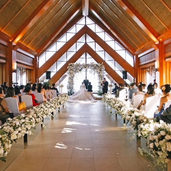 Which is more beautiful wedding here?