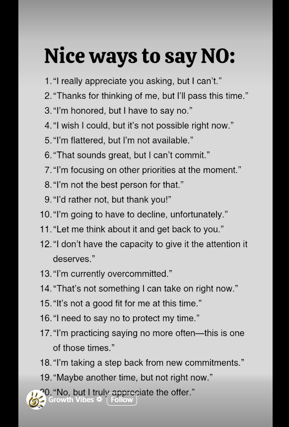 Do you have a hard time telling people NO?